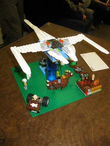 Over 90 adults and young people enjoyed the original creations displayed at the 2012 LEGO Contest organized by St. Luke's Episcopal Church in its Willard Hall on Main Street in Chester on Saturday, April 14. Participating LEGO enthusiasts came from 13 towns in Vermont, two in New Hampshire, and one in New York State.