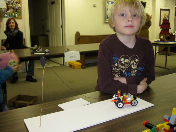 Over 90 adults and young people enjoyed the original creations displayed at the 2012 LEGO Contest organized by St. Luke's Episcopal Church in its Willard Hall on Main Street in Chester on Saturday, April 14. Participating LEGO enthusiasts came from 13 towns in Vermont, two in New Hampshire, and one in New York State.