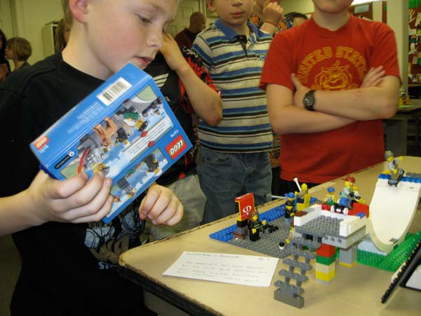 Over 90 adults and young people enjoyed the original creations displayed at the 2012 LEGO Contest organized by St. Luke's Episcopal Church in its Willard Hall on Main Street in Chester on Saturday, April 14. Participating LEGO enthusiasts came from 13 towns in Vermont, two in New Hampshire, and one in New York State.